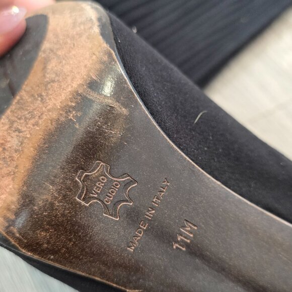 Donald Pliner Elektra thigh high sock heeled boots size 11 Over-The-Knee Boots - Picture 6 of 16